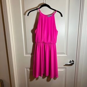 hot pink dress - XS